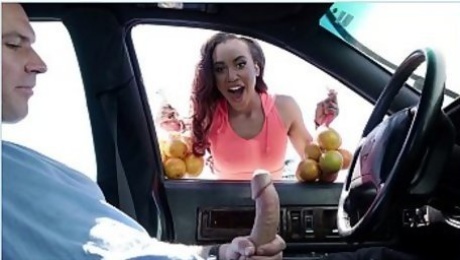 Sean Lawless Buys Oranges From Sexy Black Street Vendor Demi Sutra