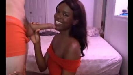Georgeous Ebony Wife Getting Facefucked and Deepthroated - part 1 - watch more on Amateur-Cam-Girls.com