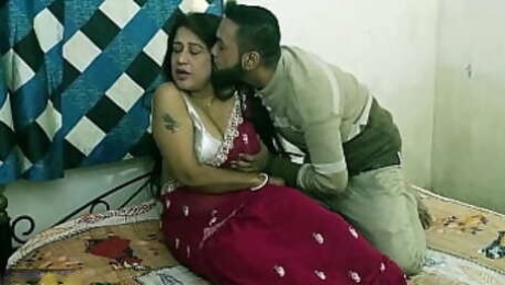 Indian xxx hot milf bhabhi hardcore sex with NRI devor! Clear hindi audio