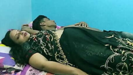 Indian hot stepsister getting fucked by junior brother at midnight!! Real desi hot sex