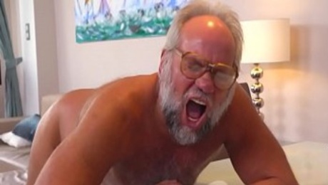 European teen eating old mans jizz