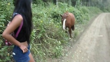 HEATHERDEEP.COM Thai Teen Peru to Ecuador horse cock to creampie