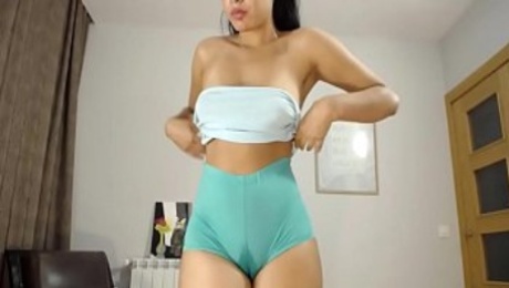 Try Not to Cum Watching this Big Butt Big Titty Colombian With Puffy Pussy Lips Orgasm Pt 2