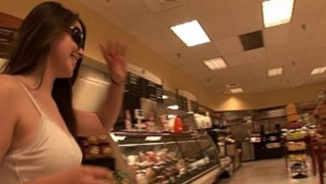 topless teen drive through and naked in supermarket tampa florida