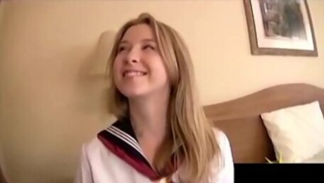 Slutty Young Student Sunny Lane Gets Her Tiny Twat Noodled By Asian!