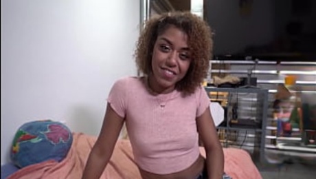 Squirting Ebony Teen Cousin Craves My Thick Dick - Milu Blaze -