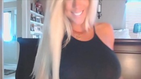 Busty Blonde Milf Wild Masturbation On Webcam ★ xxxTurn.com