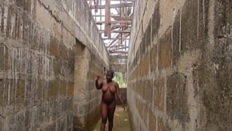 The Uncompleted Building That Girls Are Living Naked And Fucked Anybody That Passed In The Local Bush