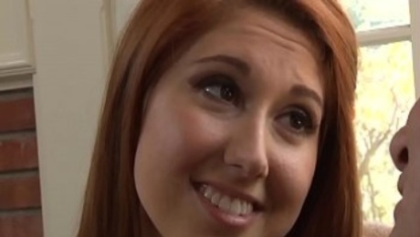 Redhead stepdaughter analfucked by stepdad