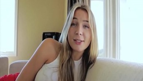 Beautiful Teen Sis Convinces Her Step-Brother To Fuck Her