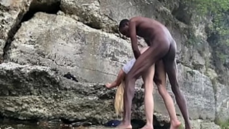 BigDaddyKJ: Interracial Couple Fucks On Hike | Preview