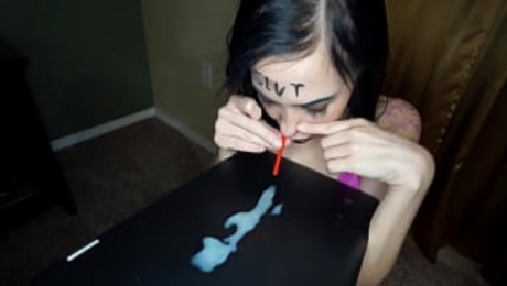 Cum Snorting Face Fuck Jasmine Dark