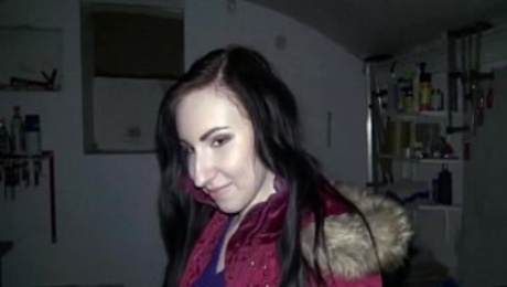 Petite pulled czech babe pov dick sucking