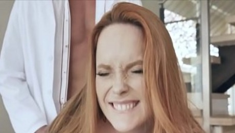 Curvy MILF ass fucked hard during home visit