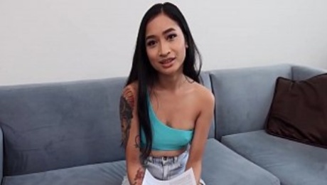 Hot Asian tenant bypasses application process by fucking her landlord