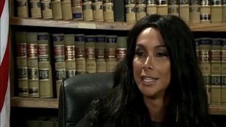 Latina shemale judge fucks offender