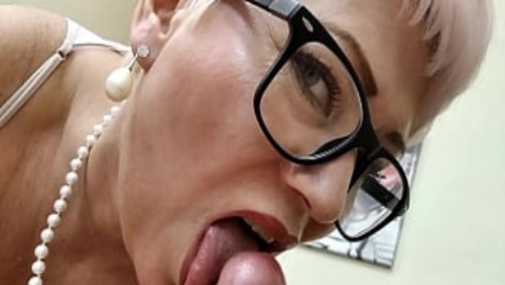 How nice it is sometimes to spank a bitch wife with a dick on her lips and smear your sperm on the sly muzzle of a slut))
