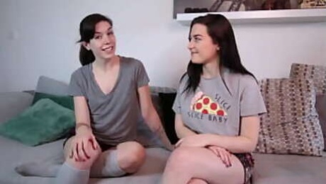 Ersties: Cute Lesbian Couple Take Turns Eating Pussy