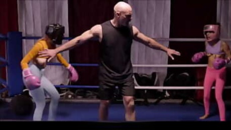 FreeUse Girls Fucked By Coach While Boxing - Summer Vixen, Gia Dibella