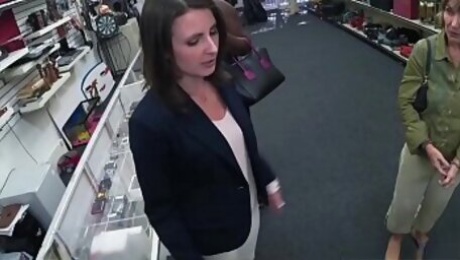 Getting r. on Her Husband at Pawn