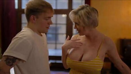 Big tits stepmom and son