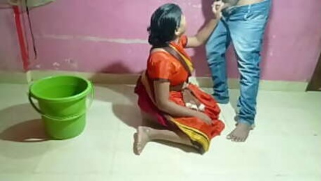 Real Indian kamvali Bai maid sex by owner