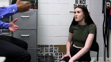 ShoplyfterXXX - Beautiful clerk Athena Heart gets caught with the fraudulent chargebacks, this little thief sucks the dick and fucks the officer so she doesn't get ratted out.