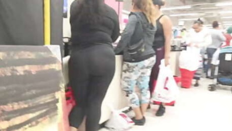 Round Booty Milf in See-thru Spandex