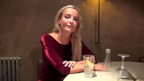 Stunning vegan blonde Victoria Pure wants to open a restaurant and gets fucked in the ass