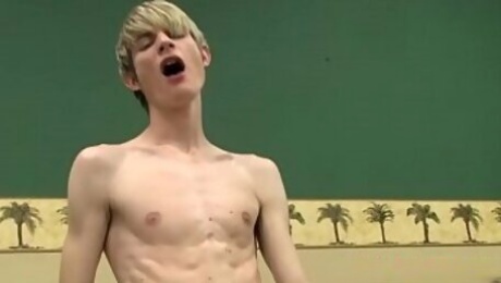 Gay teen is dominated as his asshole is pounded doggy style