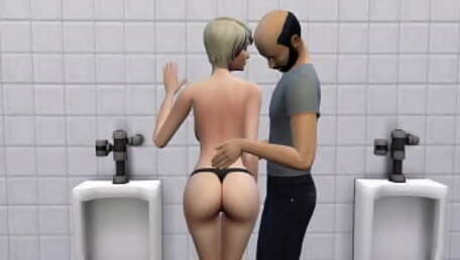 Shy Wife Shared with Strangers aCinema - Part 1 - DDSims
