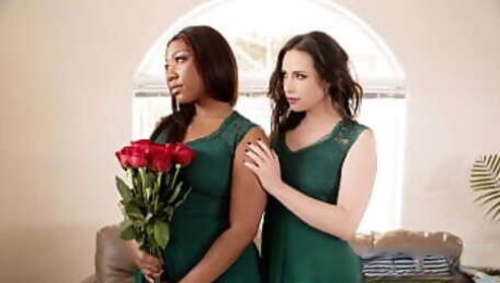 GIRLSWAY Bridesmaids Casey Calvert And Chanell Heart Have Passionate Sex Before The Ceremony