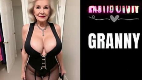 [GRANNY Story] Elevator Sex with a Horny GILF Part 1