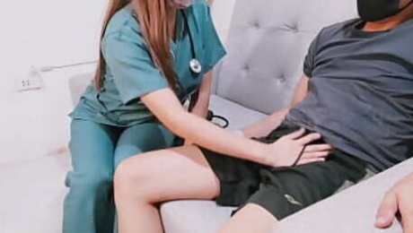 Pinay Nurse Kinantot ng Pasyente at Tinurukan ng Tamod