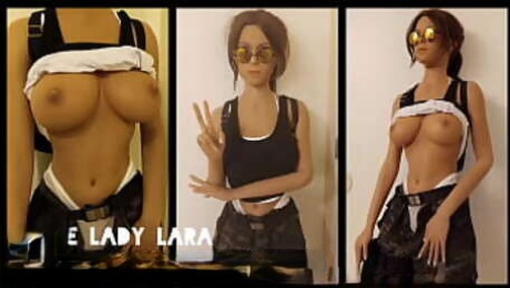 Lady Lara Angel Of Darkness Outfit // NSFW Doll Presentation // Tomb Raider XXX