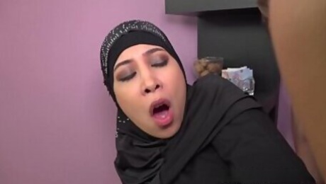 Hot muslim babe gets fucked hard