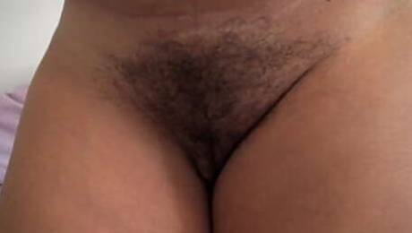 Perverted French stepmother with hairy pussy