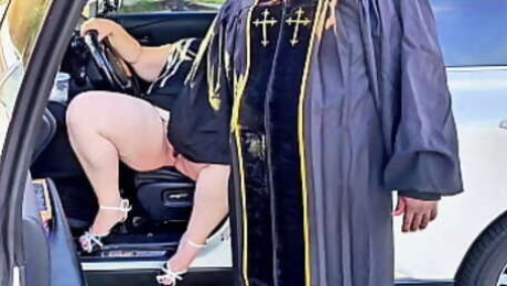 The pastor buried his tongue deep in my big fat pussy, I almost squirted - BBW SSBBW creampie Pussy, big ass, thick ass, big fat ass, fat pussy, hijab Muslim, massive cum load, BBW pussy eating, facesitting, massive ass, asshole closeup, point of view,