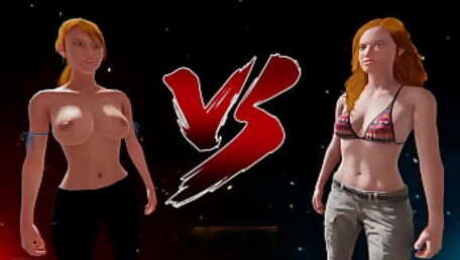 Ginny vs. Chelci (Naked Fighter 3D)