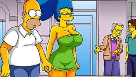 The hottest MILF in town! The Simptoons, Simpsons hentai