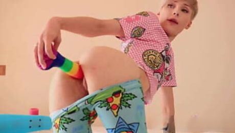 Cute teen solo