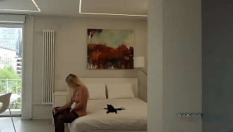 Czech girl Jessika - Masturbation in the bedroom