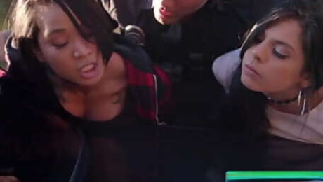 Public Sex with Two Horny Slut Teens - Teenrobbers.com