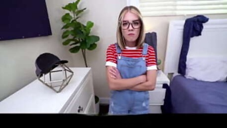 GapingSis-Young Petite Blonde Teen Stepsister Family Fucked By Big Cock Stepbrother POV - Dakota Burns