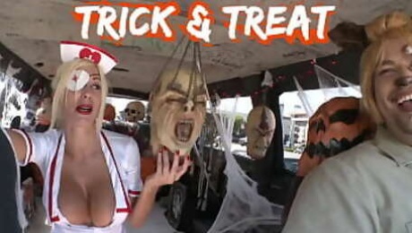 BANGBROS - Halloween Special With Puma Swede On The Bus #FBF