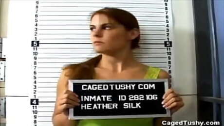 Caged Tushy: Cavity Search | Heather Silk