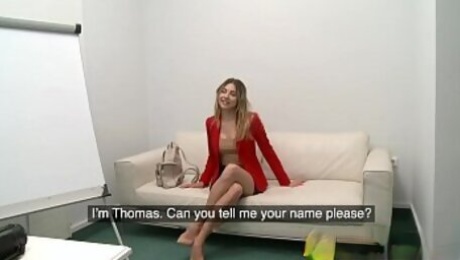 Fake Agent Cute ass Russian with perfect tits takes big cock in casting