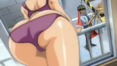 MILF Seduces a Young Public Worker - Uncensored Hentai [Subtitled]