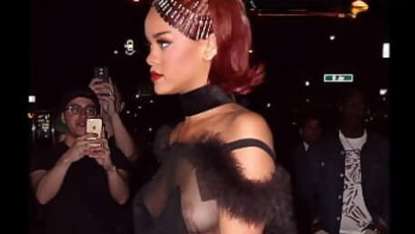 Rihanna Nude Pussy Nip Slips Titslips See Through And More