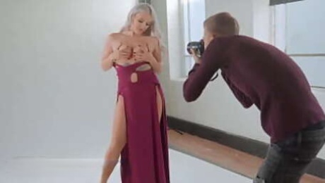 Lana Roses Photoshoot Gets A Lot Steamier Than Danny Expected When She Strips Down and Pulls Out His Dick